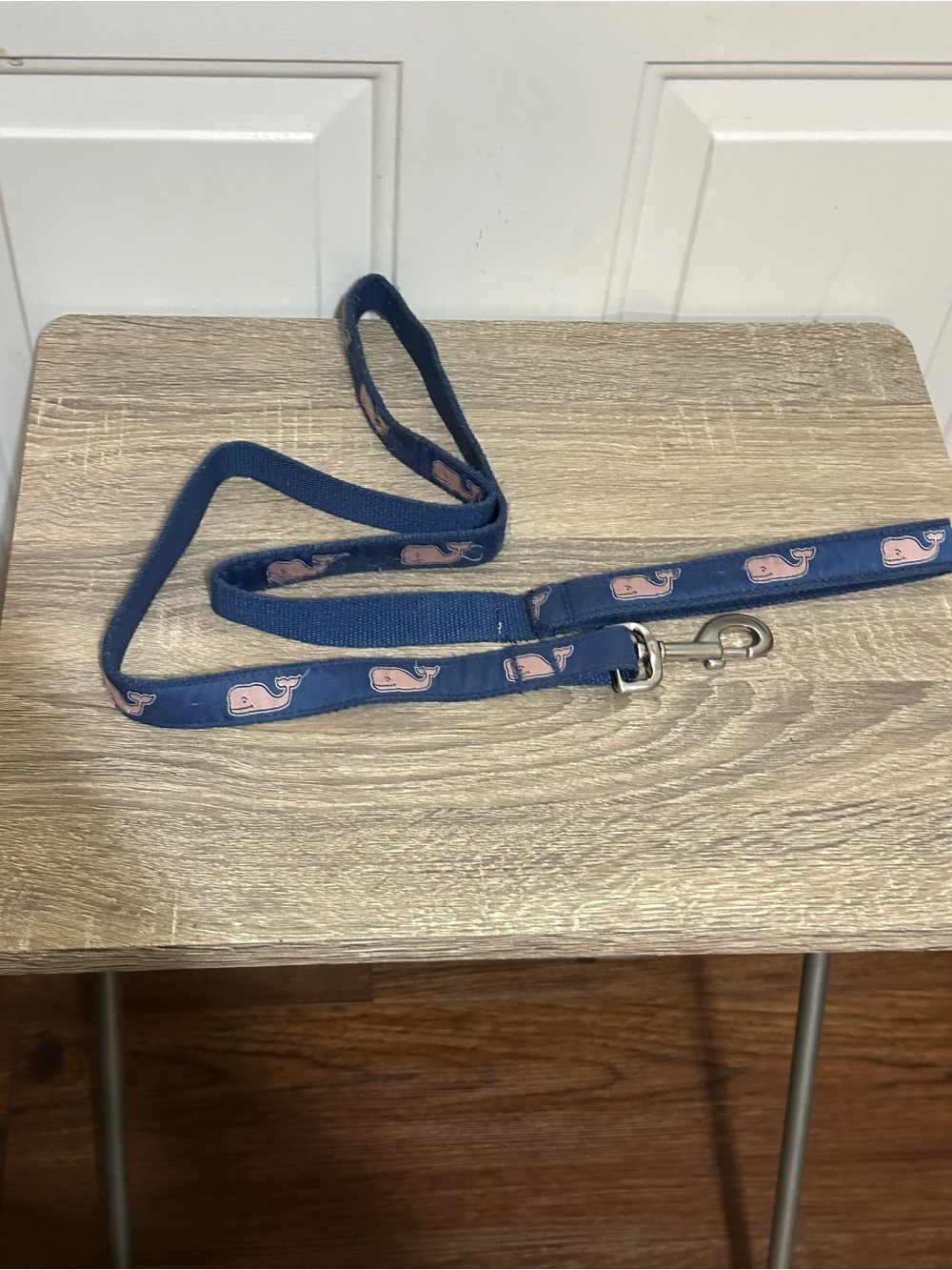 VINEYARD VINES Size S/M Dog Leash 6 Foot Navy WHALES